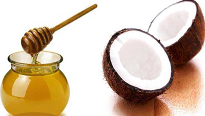 sự kết hợp giữa dầu dừa và mật ong